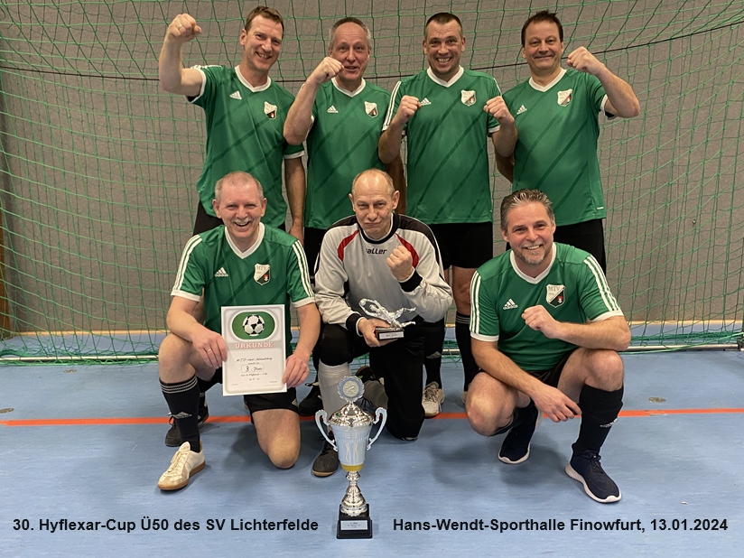 Ü50: 3. Platz beim 30. Hyflexar-Cup
