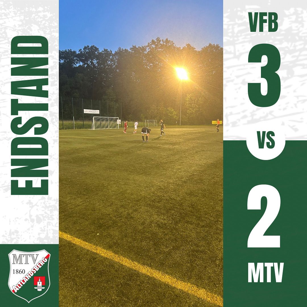 VfB Steinhöfel – MTV 1860 Altlandsberg 3:2 (2:0)