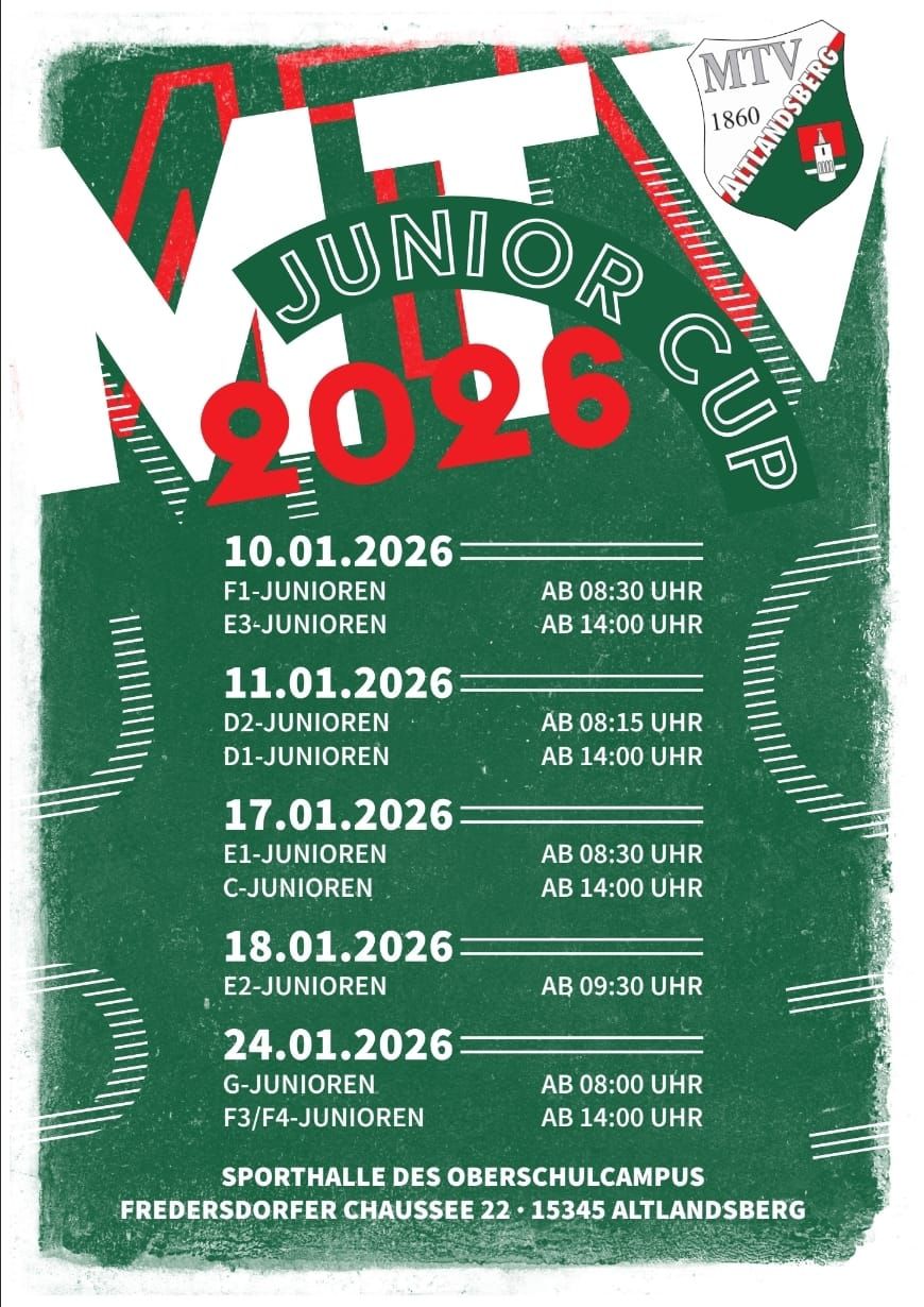 MTV 1860 Altlandsberg Junior Cup 2026