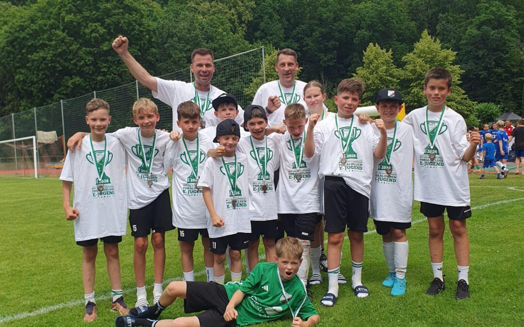 Stolz ohne Ende, nach dem Pokalfinale: Unsere E1 krönt eine fantastische Saison
