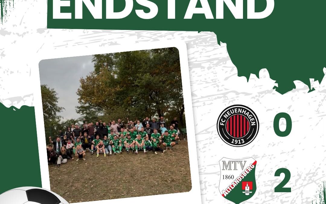 6. Spieltag Ostbrandenburgliga 26/27 FC Neuenhagen 1913 vs. MTV 1860 Altlandsberg 0:2